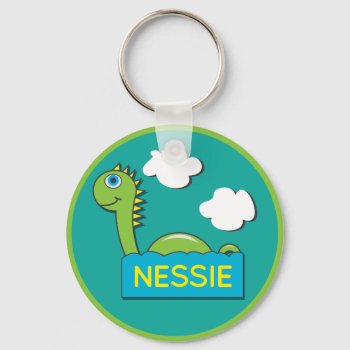 Nessie Keychain by nyxxie at Zazzle