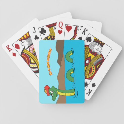 Nessie Loch Ness Monster Poker Cards