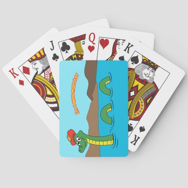 Nessie (Loch Ness Monster) Poker Cards (Back)