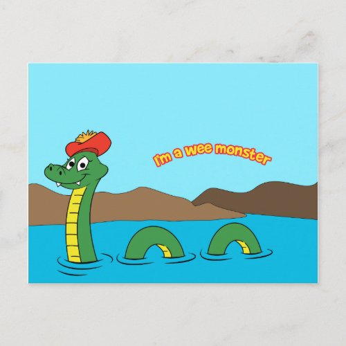 Nessie Loch Ness Monster Postcard