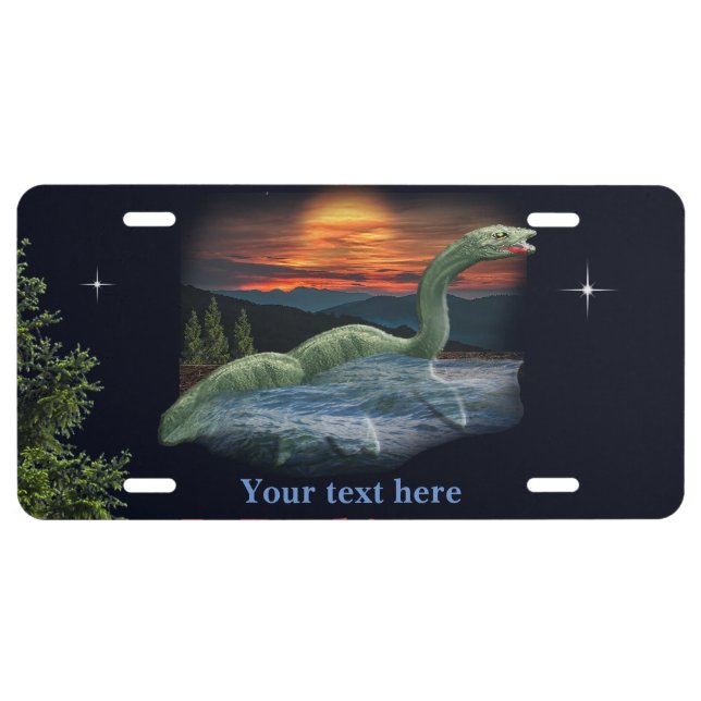 Nessie Monster License Plate (Front)