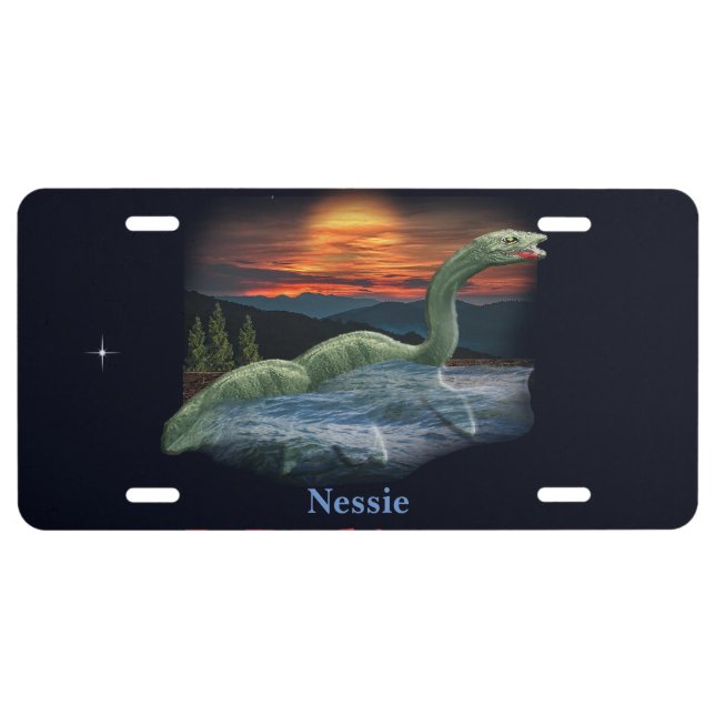 Nessie Monster License Plate (Front)