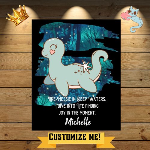 Nessie Motivational Cryptid Poster