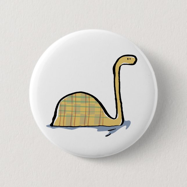 nessie pinback button (Front)