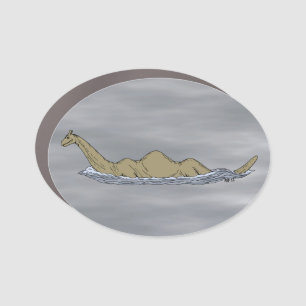 Nessie the Loch Ness Monster Car Magnet