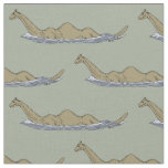 Nessie the Loch Ness Monster Fabric