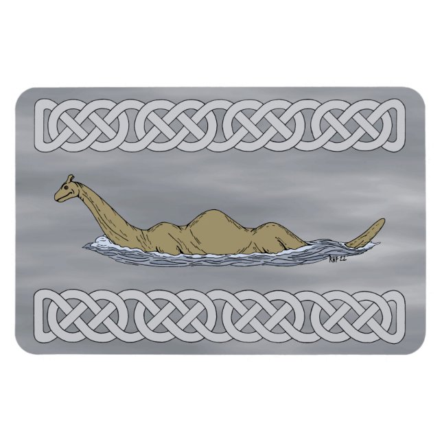 Nessie the Loch Ness Monster Magnet (Horizontal)