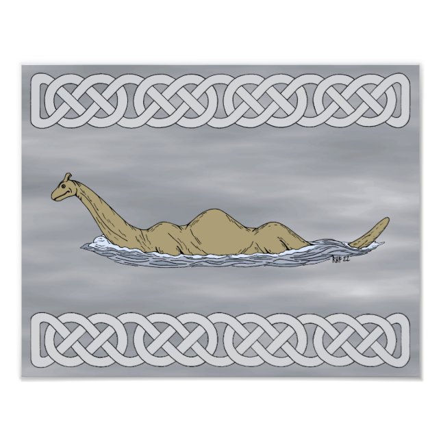 Nessie the Loch Ness Monster Photo Print (Front)