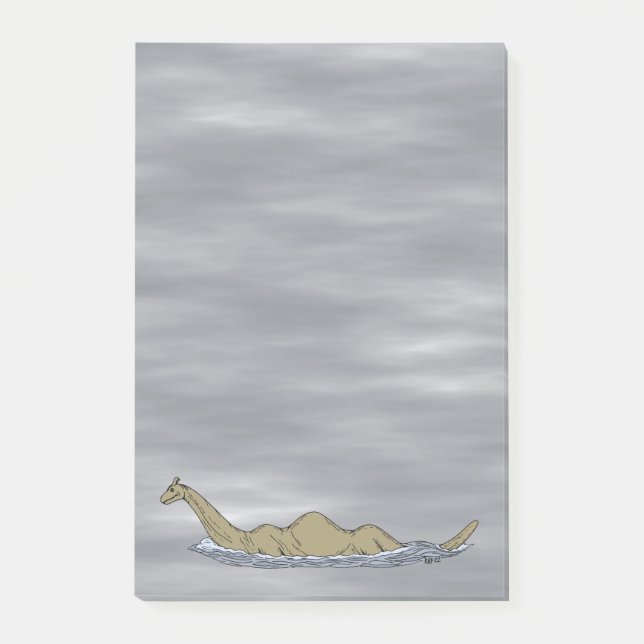 Nessie the Loch Ness Monster Post-it Notes (Front)