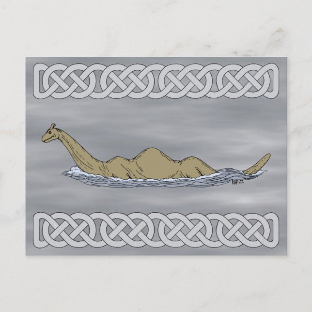 Nessie the Loch Ness Monster Postcard (Front)