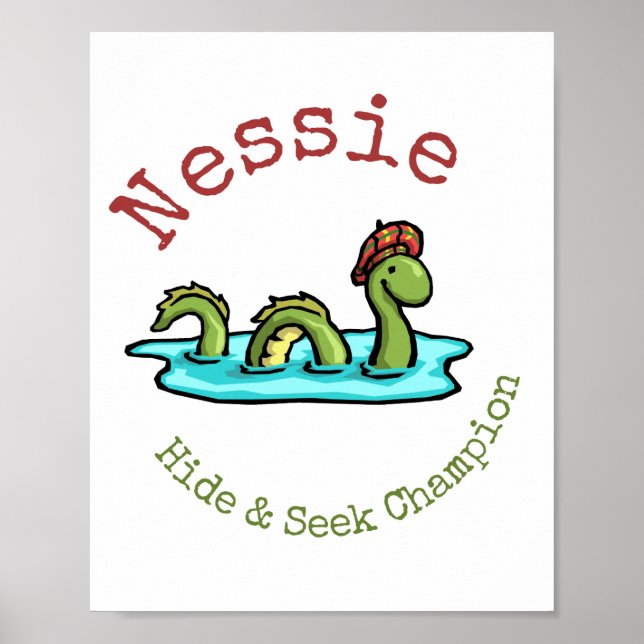 Nessie, the Loch Ness Monster Poster (Front)