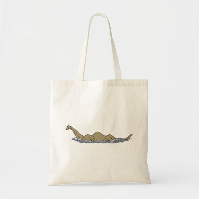 Nessie the Loch Ness Monster Tote Bag (Front)