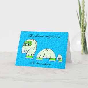 Nessie's Diguise - Halloween Card