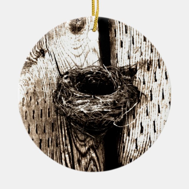 Nest Ceramic Ornament (Front)