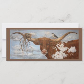 Nest In The West Flat Card by vickisawyer at Zazzle