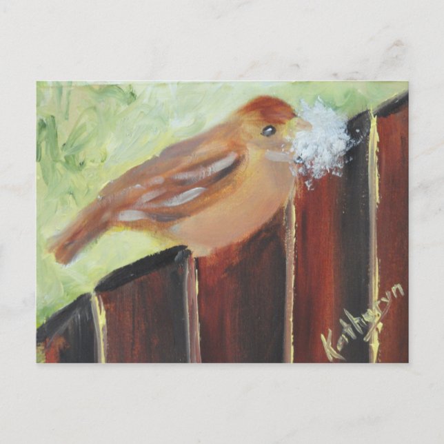 Nest Materials Postcard (Front)