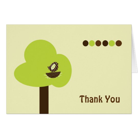 Nest Note Card Thank You
