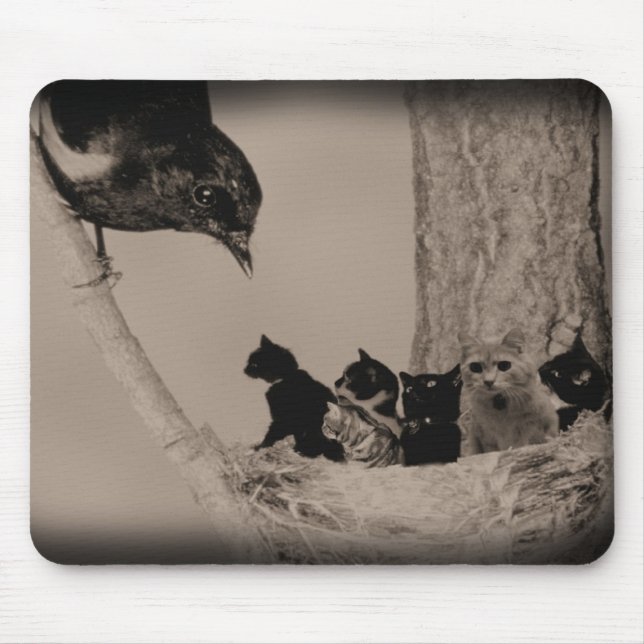 Nest of Cats Mouse Pad (Front)