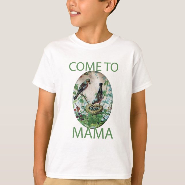 Nest of Joy: Family's Nourishing Young Spirit Love T-Shirt (Front)