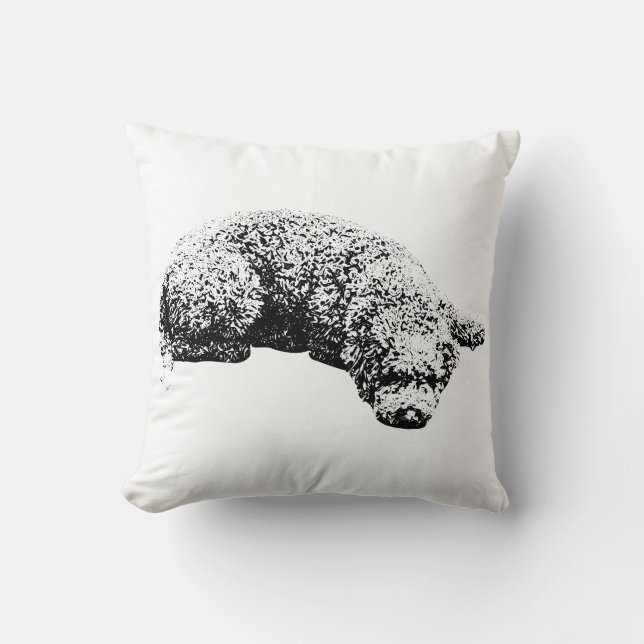 Nest of October Calm Throw Pillow (Front)