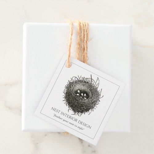 Nest Of Twigs Interior Design Hang Tags