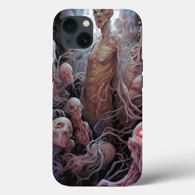 Nest Of Undead Zombies Horror Art Case-Mate iPhone Case (Back)
