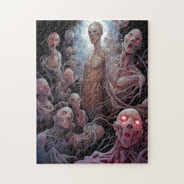 Nest Of Undead Zombies Horror Art Jigsaw Puzzle (Vertical)