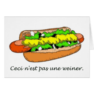 N'est Pas Une Weiner Cards