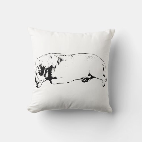 Nest Time, Gentle Friend Throw Pillow