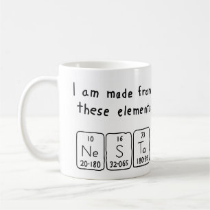 Nesta periodic table name mug 6