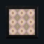 Nested Diamonds Gift Box<br><div class="desc">Nested Diamonds is an abstract, seamless pattern in pastel pink and beige colors. It is suitable for printing on fabrics and on a variety of household items such as throw pillows, duvet covers, scarves, shower curtains, wrapping paper for Christmas gifts etc. Christmas, pastel, pink, beige, cream, yellow, abstract, pattern, mandala,...</div>