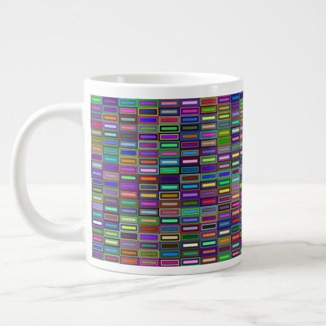 Nested Rectangles 20oz Mug (Left)