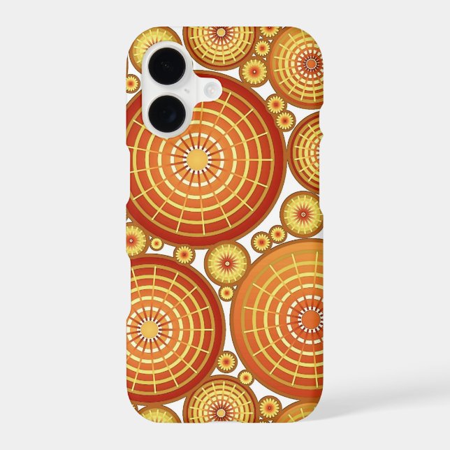 Nested wheels - copper and gold Case-Mate iPhone case (Back)