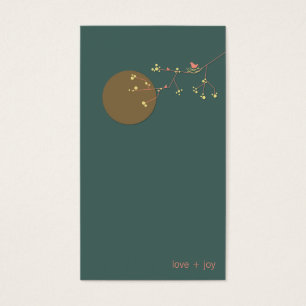 Nesting Bird Family Baby Shower DIY Favor Gift Tag
