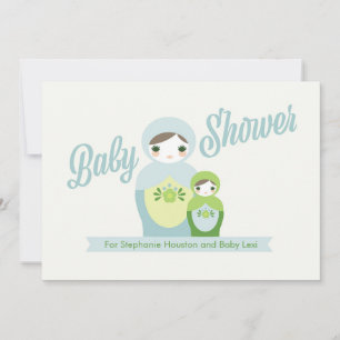 Nesting Doll Baby Shower Invitation