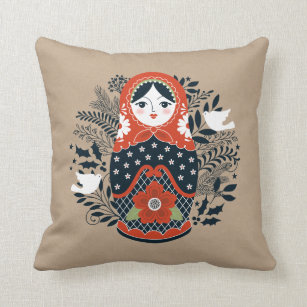 Nesting Doll Pillows Decorative Throw Pillows Zazzle
