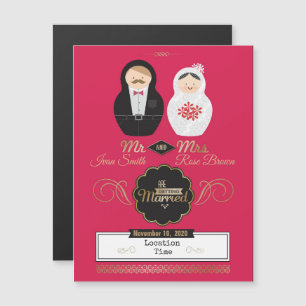 Nesting Dolls Magnetic Invitation