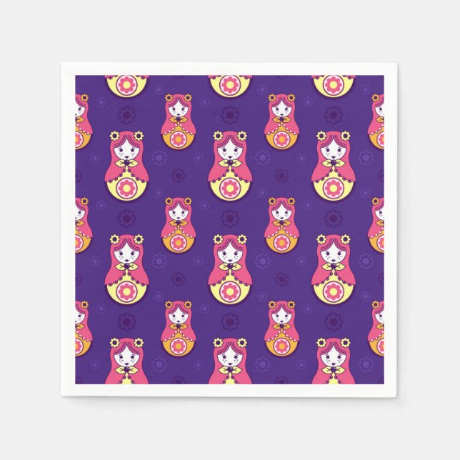Nesting Dolls Napkins (Front)