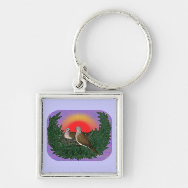 Nesting Doves Keychain (Front)