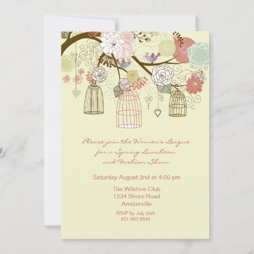 Nesting Floral Invitation