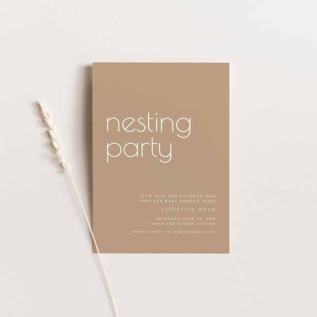 Nesting Party Invitation Template  (Creator Uploaded)