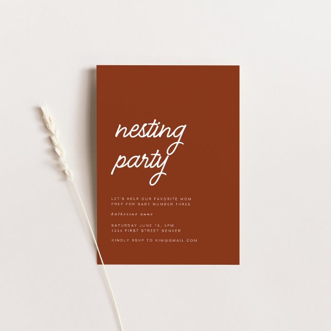 Nesting Party Invitation Template (Creator Uploaded)