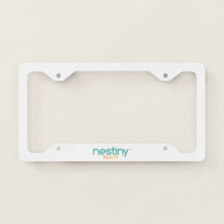 Nestiny Realty License Plate Frame