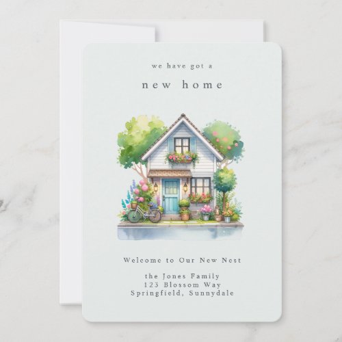 Nestled Haven New Home Greeting Card