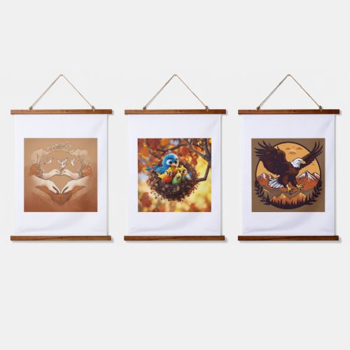 NestMakers Where Creativity Takes Flight Hanging Tapestry