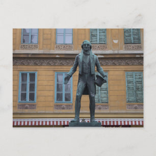 Nestroy Denkmal, Vienna Austria Postcard