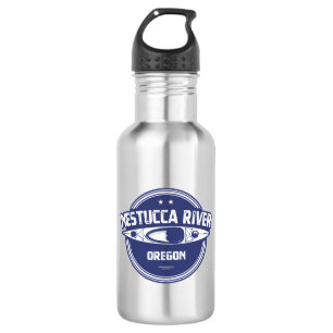 Nestucca River Oregon Kayaking Stainless Steel Water Bottle