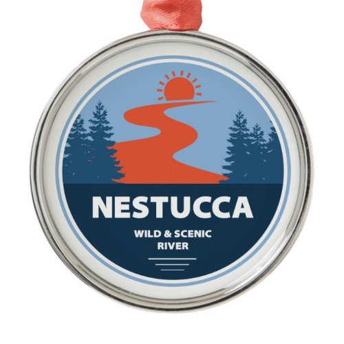 Nestucca Wild And Scenic River Metal Ornament