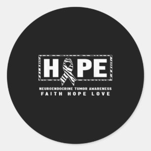 Net Cancer Shirt - Hope Net Neuroendocrine Tumor A Classic Round Sticker