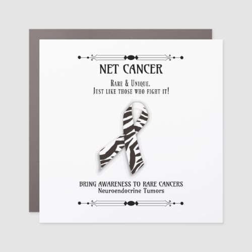 NET Cancer Support and Awareness car magnet